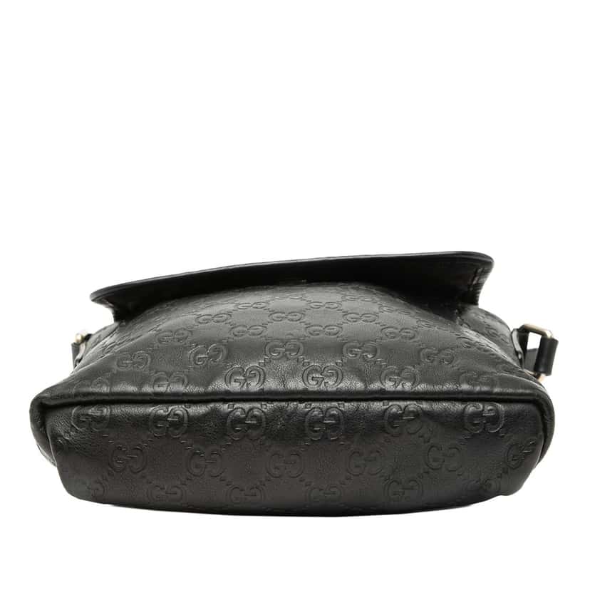 Gucci Guccissima Crossbody Black Leather Good condition - Inside View