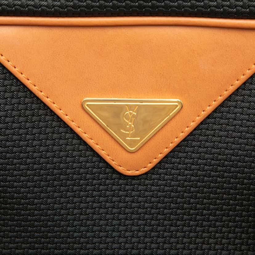 Saint Laurent PVC Boston Bag Black Plastic Very good condition - Box View
