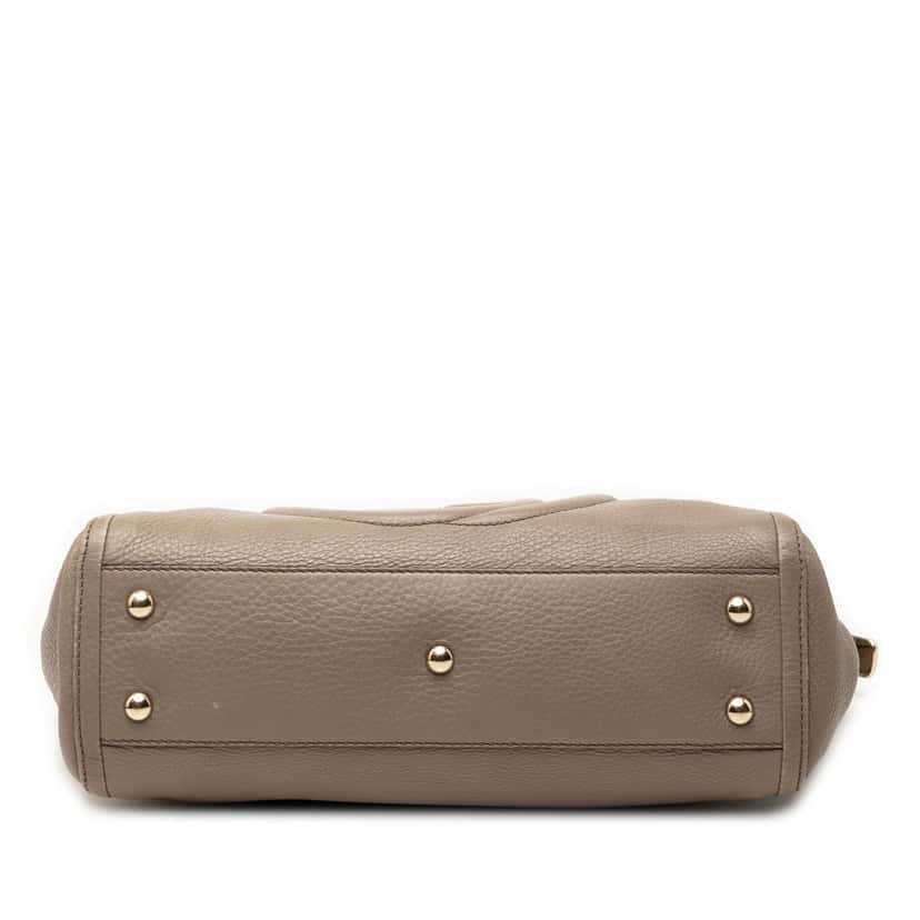 Gucci Small Leather Soho Working Tote Brown Leather Very good condition - Inside View