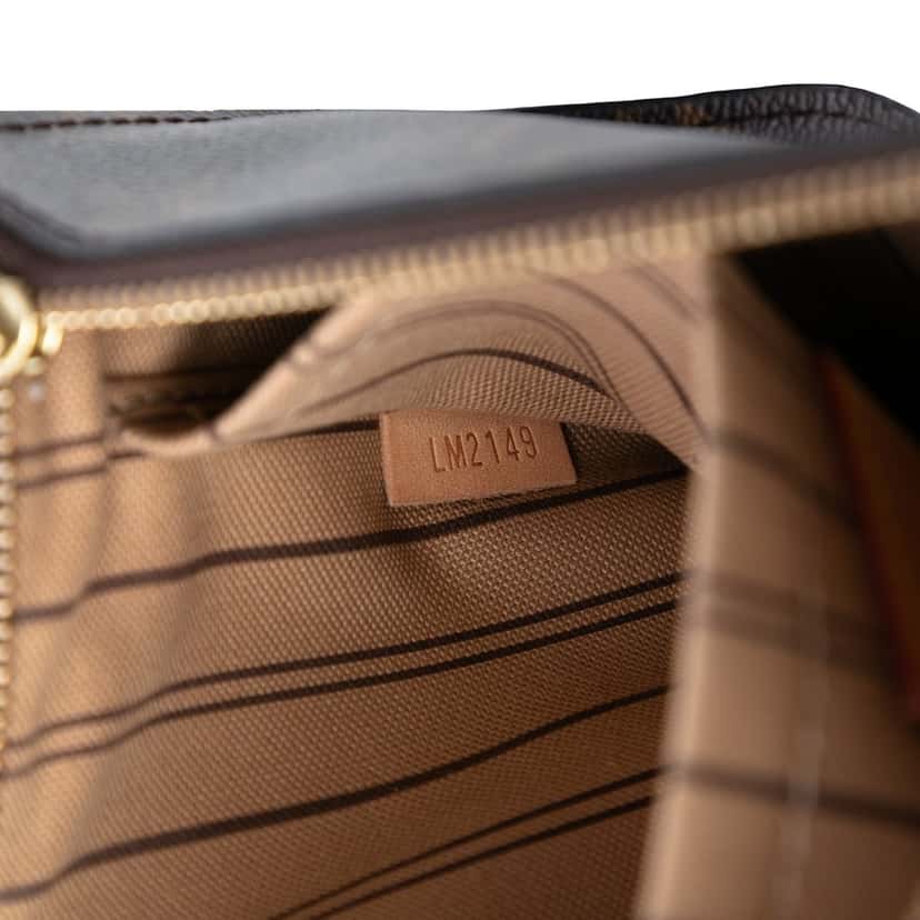 Louis Vuitton Monogram Neverfull MM Pouch Brown Very good condition - Box View