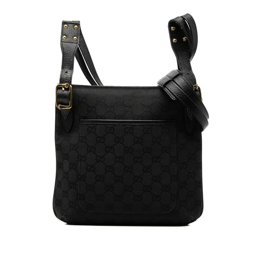 Gucci GG Canvas Crossbody Black Very good condition - Front View