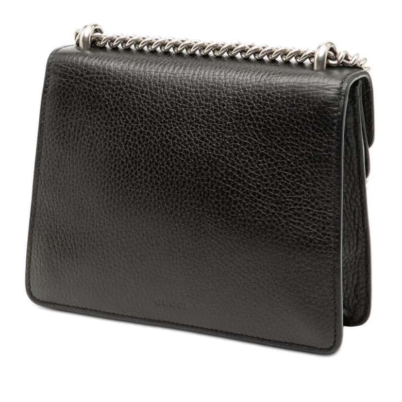 Gucci Small Leather Dionysus  Crossbody Black Leather Very good condition - Back View