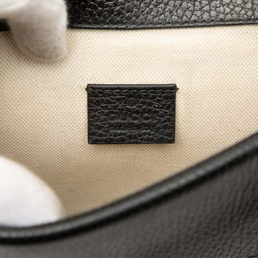 Gucci Small Leather Dionysus  Crossbody Black Leather Very good condition - Box View
