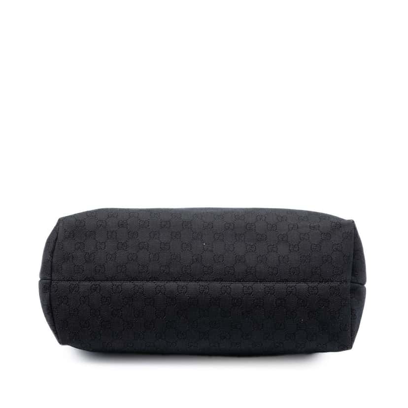 Gucci GG Denim Satchel Black Very good condition - Inside View