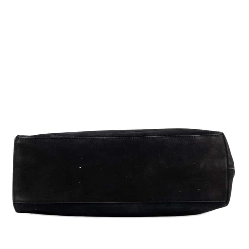 Gucci Suede G Square Shoulder Bag Black Leather Very good condition - Inside View