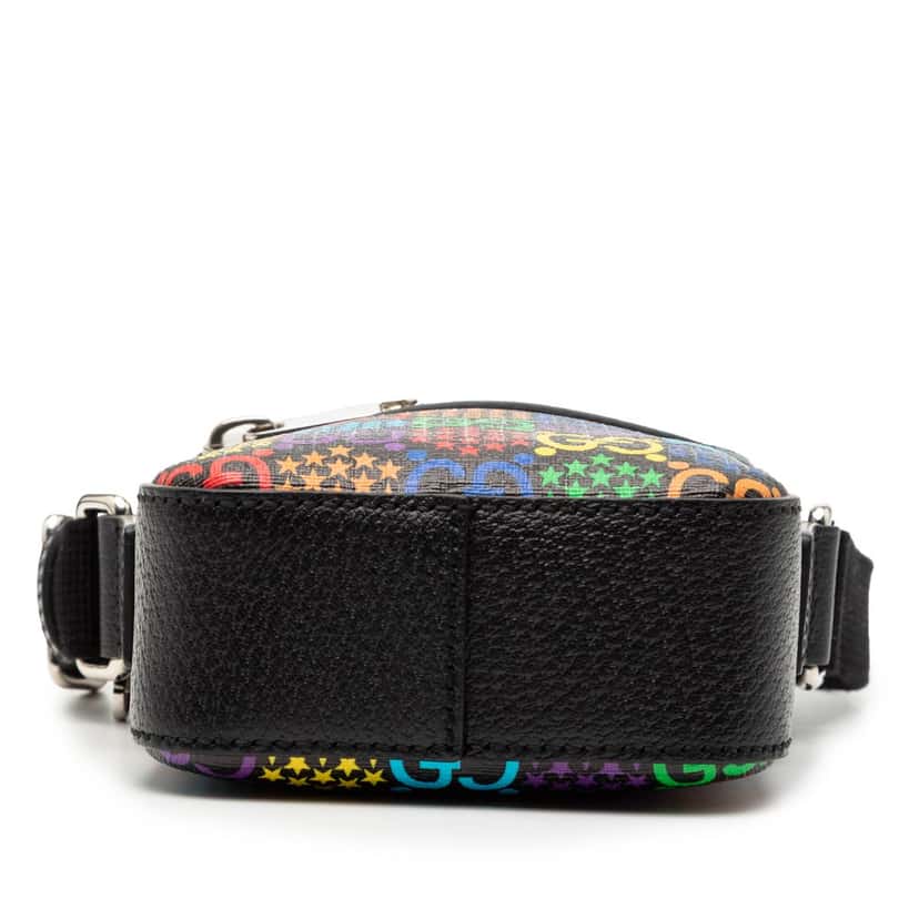Gucci GG Supreme Psychedelic Crossbody Black Very good condition - Inside View