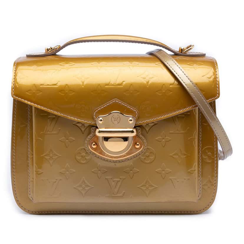 Louis Vuitton Monogram Vernis Mirada Gold Leather Very good condition - Front View