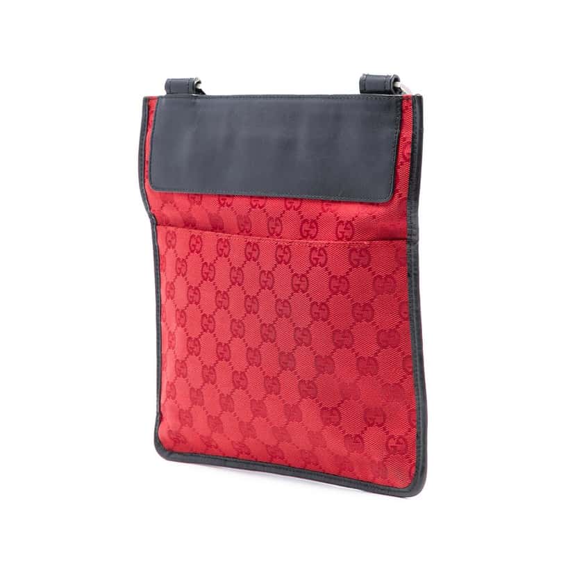 Gucci GG Canvas Crossbody Red Very good condition - Back View