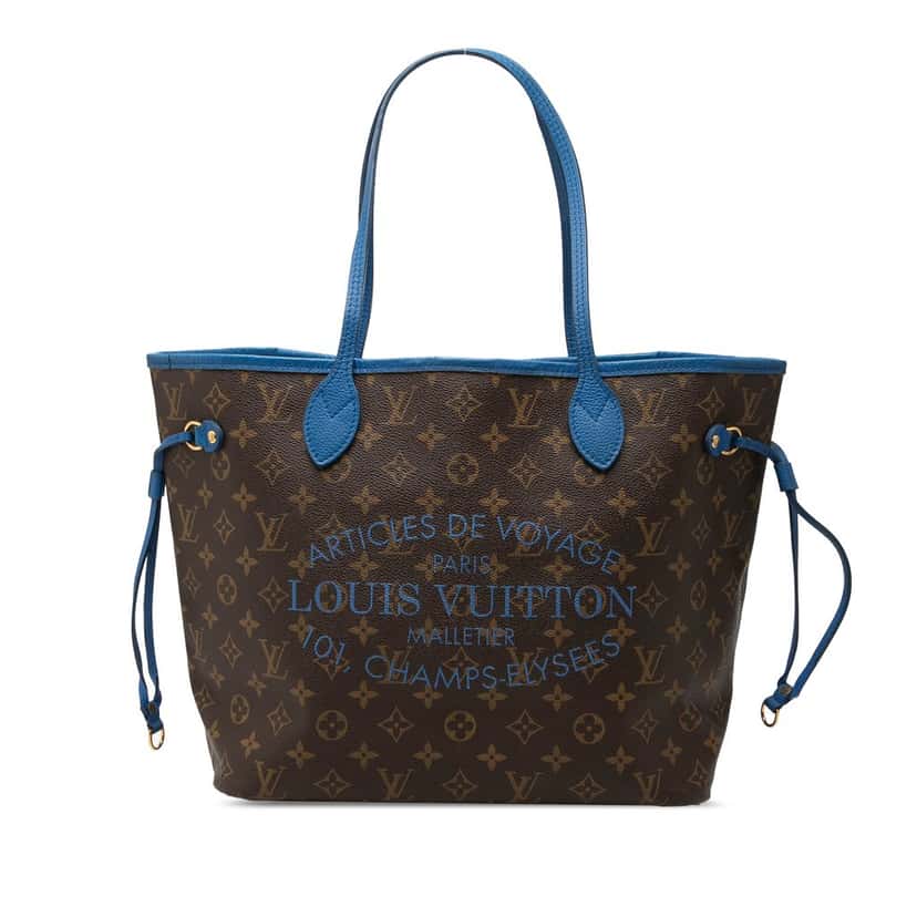 Louis Vuitton Monogram Ikat Neverfull MM Brown Very good condition - Front View