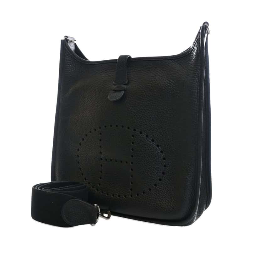 Hermès Clemence Evelyne 29 Black Leather Very good condition - Inside View