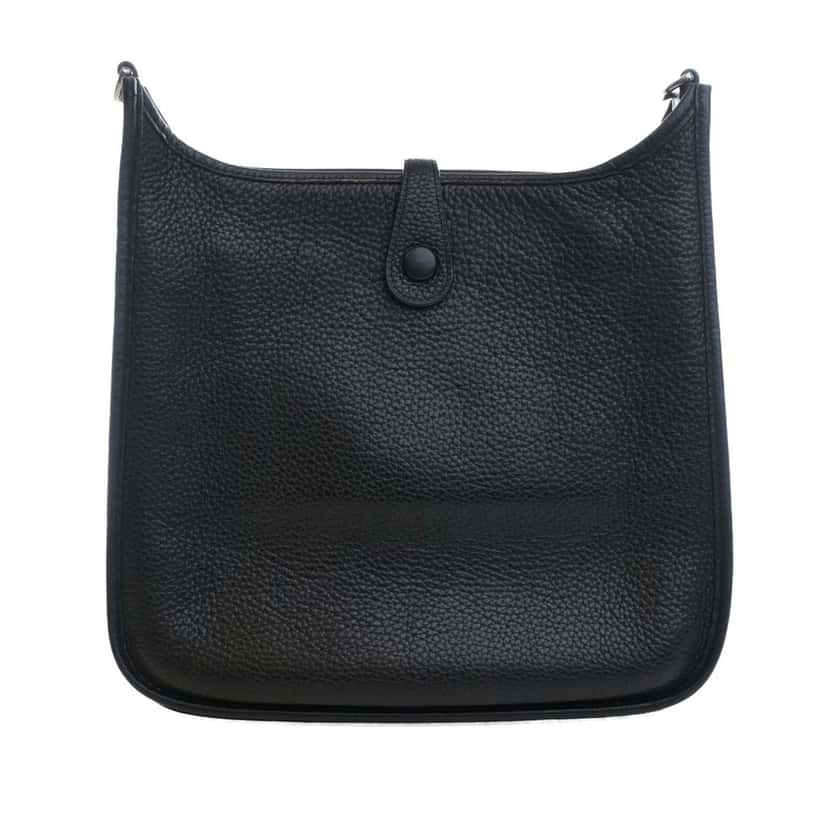 Hermès Clemence Evelyne 29 Black Leather Very good condition - Model View