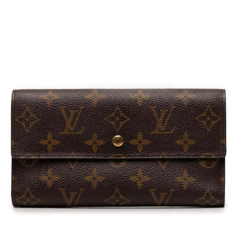 Louis Vuitton Monogram Porte Tresor International Wallet Brown Very good condition - Front View