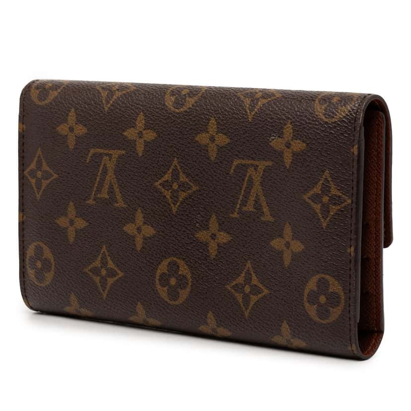 Louis Vuitton Monogram Porte Tresor International Wallet Brown Very good condition - Back View