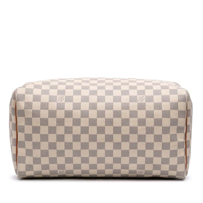 Louis Vuitton Damier Azur Speedy 35 White Very good condition - Inside View