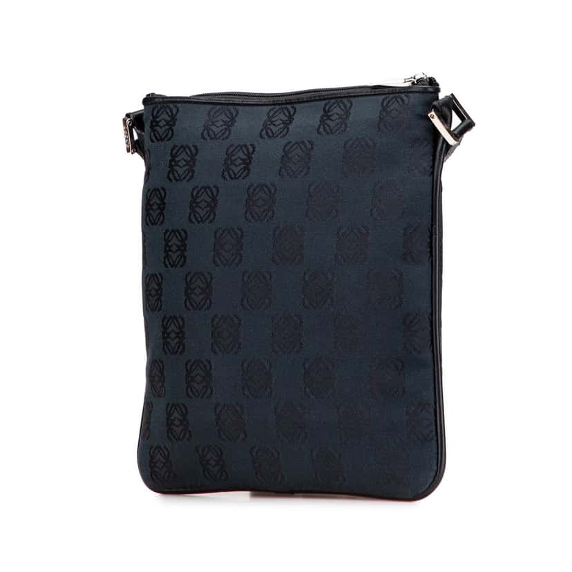 Loewe Anagram Canvas Crossbody Blue Very good condition - Back View