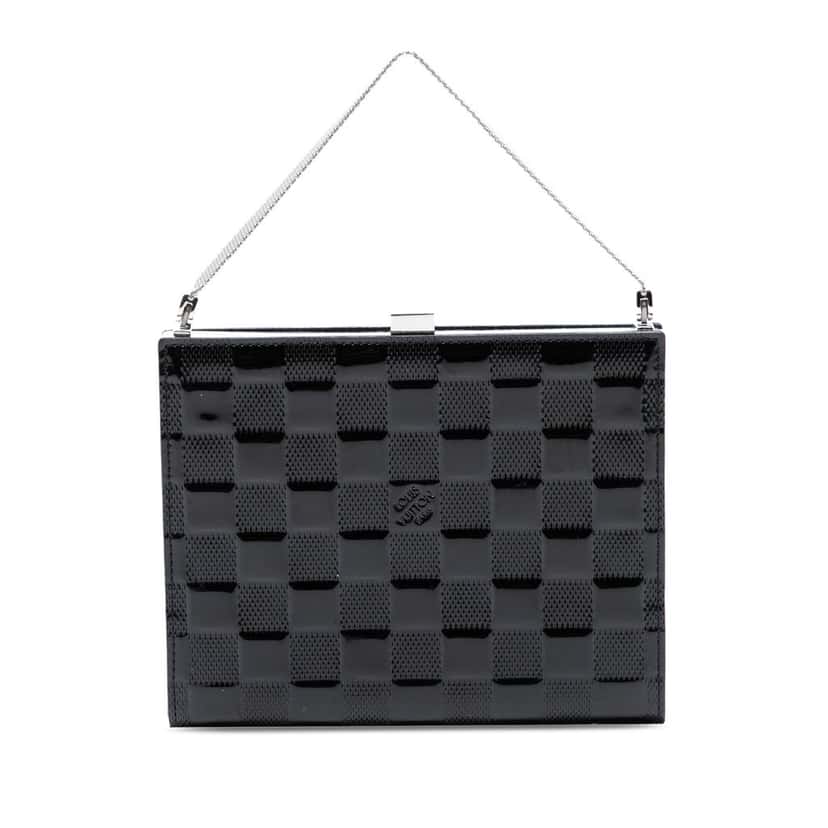 Louis Vuitton Damier Vernis Ange MM Black Leather Very good condition - Front View