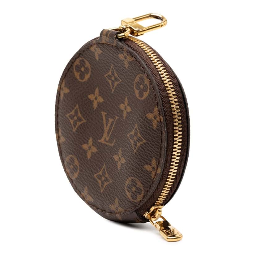 Louis Vuitton Monogram  Multi Pochette Round Coin Pouch Brown Very good condition - Back View