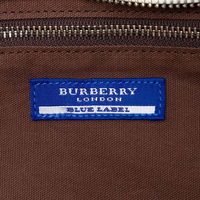 Burberry Nova Check Canvas Tote Brown Very good condition - Box View