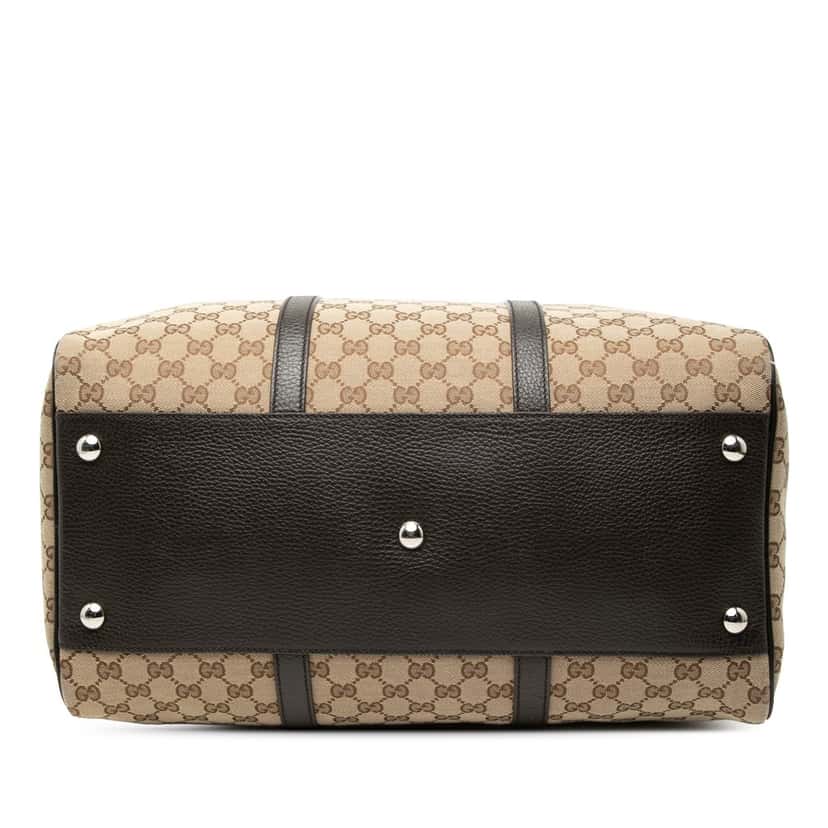 Gucci GG Canvas Travel Bag Beige Very good condition - Inside View