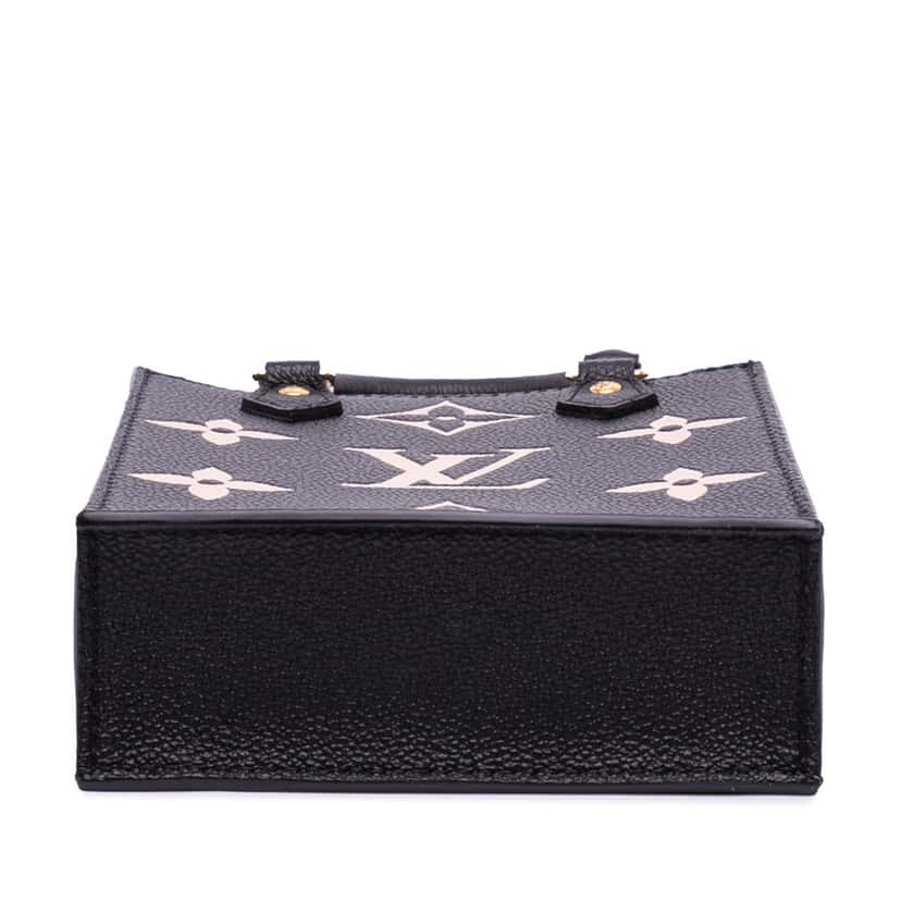 Louis Vuitton Bicolor Monogram Empreinte Petit Sac Plat Black Leather Very good condition - Inside View