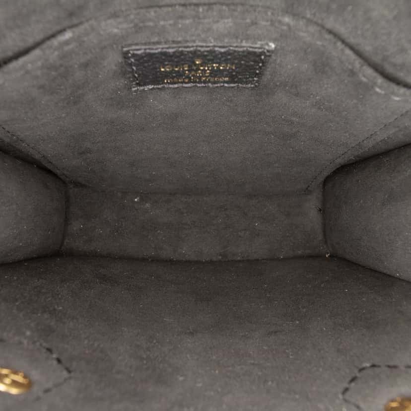 Louis Vuitton Bicolor Monogram Empreinte Petit Sac Plat Black Leather Very good condition - Model View