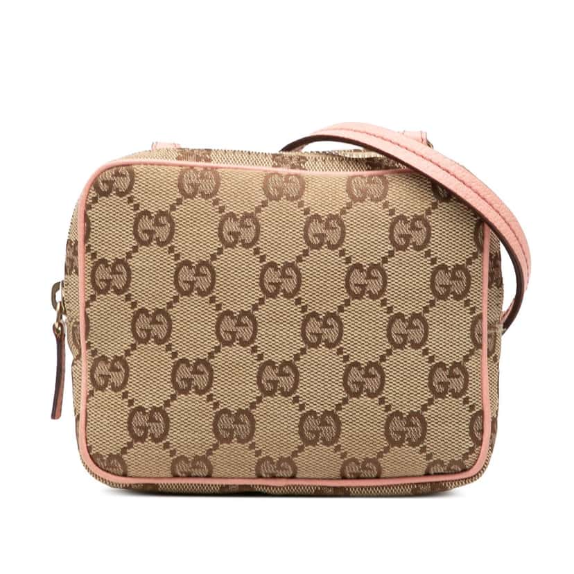 Gucci GG Canvas Crossbody Beige Very good condition - Front View