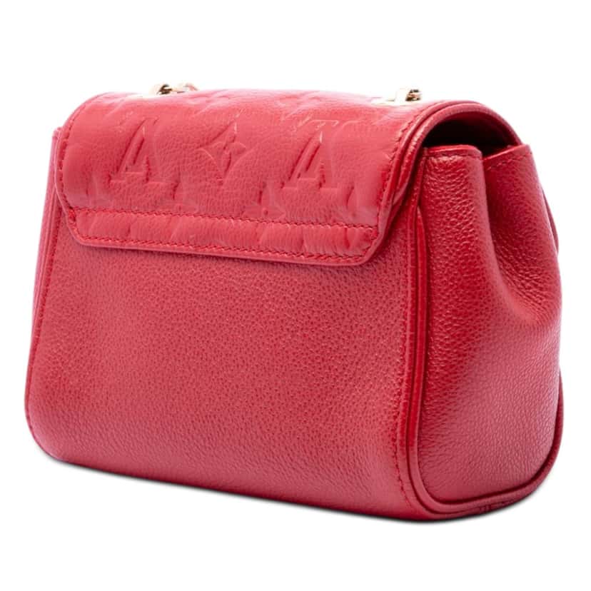Louis Vuitton Monogram Empreinte Saint Germain BB Red Leather Very good condition - Back View