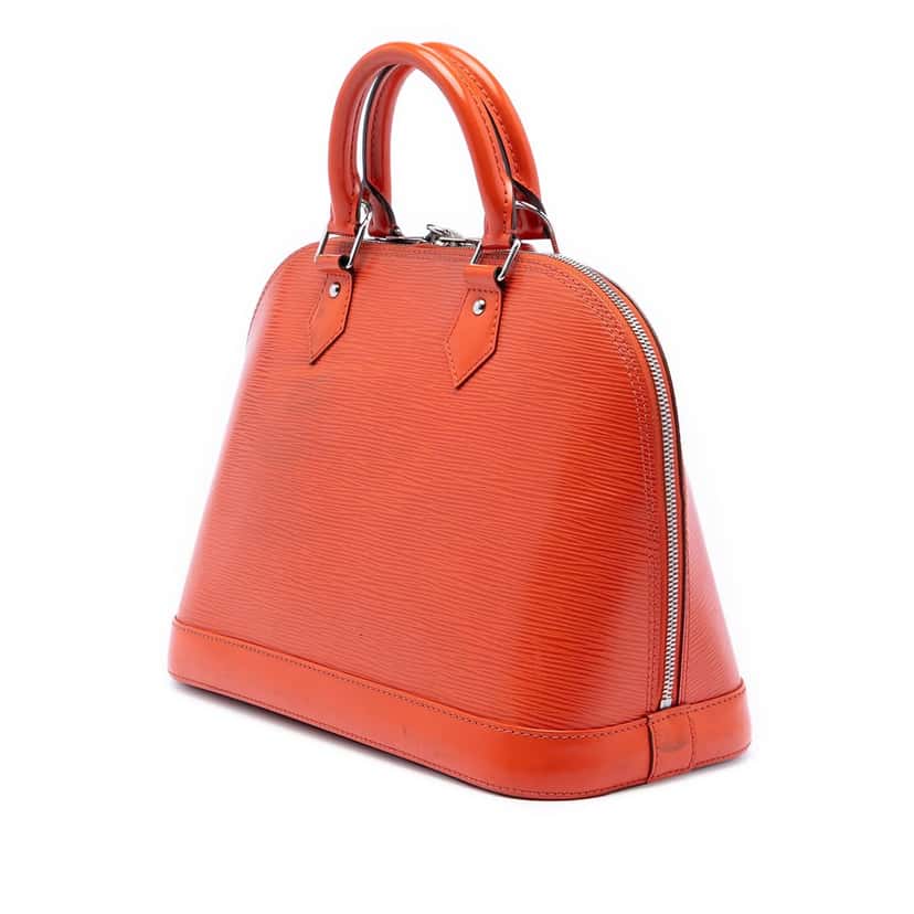 Louis Vuitton Epi Alma PM Orange Leather Very good condition - Back View