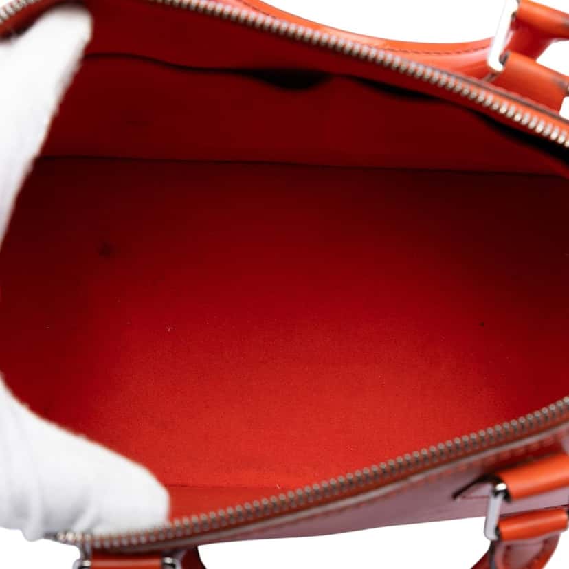 Louis Vuitton Epi Alma PM Orange Leather Very good condition - Model View