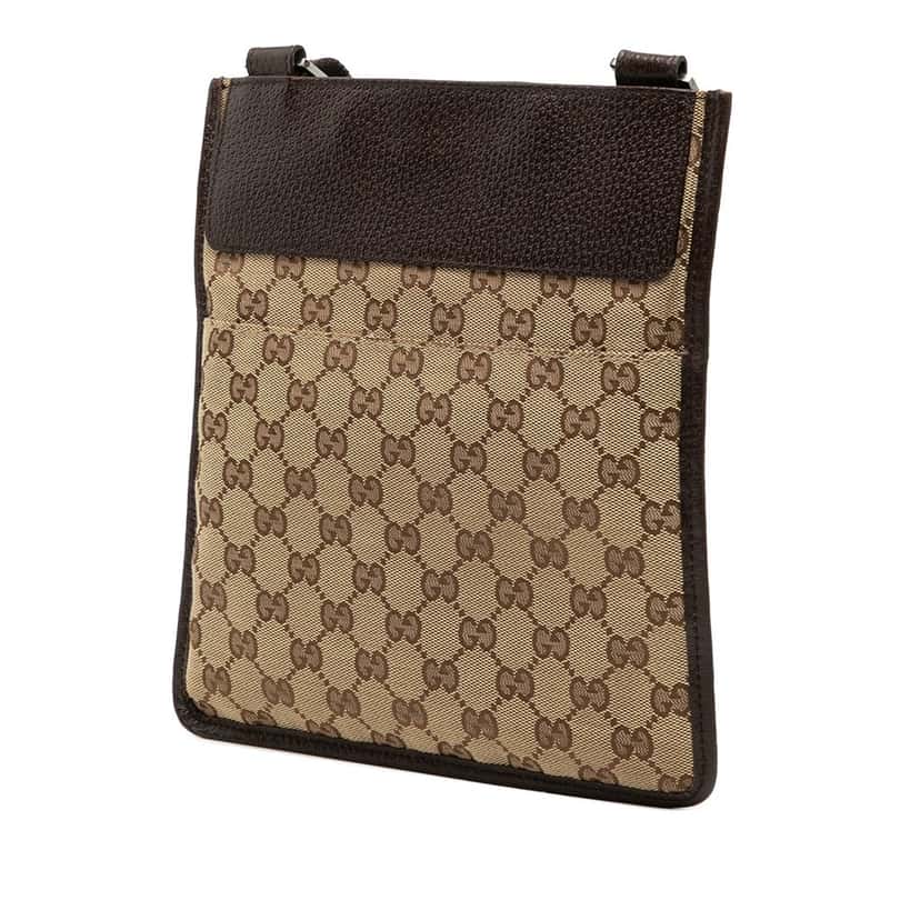 Gucci GG Canvas Crossbody Beige Very good condition - Back View