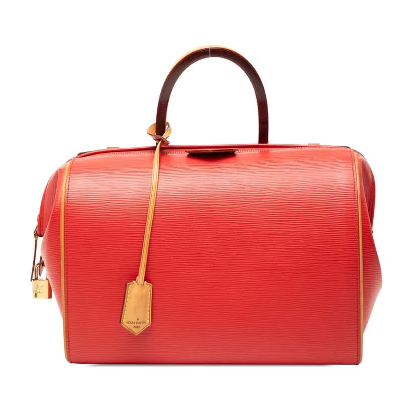 Louis Vuitton Epi Doc BB Red Leather Very good condition - Front View