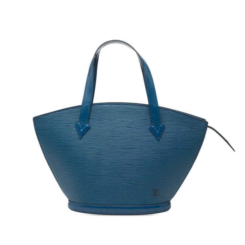 Louis Vuitton Epi Saint Jacques PM Short Strap Blue Leather Very good condition - Front View