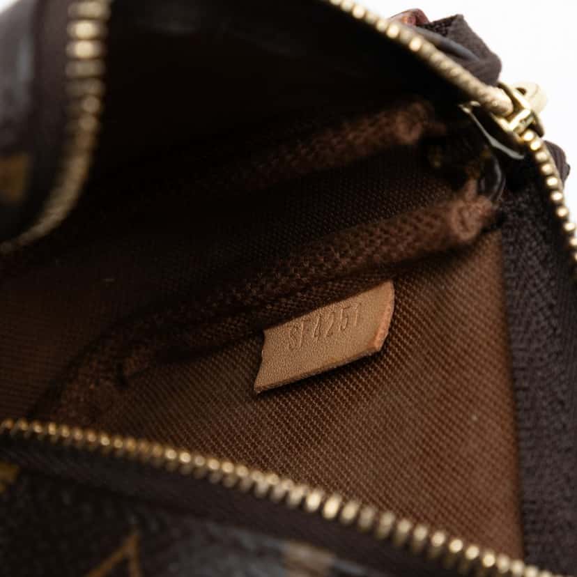 Louis Vuitton Monogram Mini Pochette Accessoires Brown Very good condition - Box View