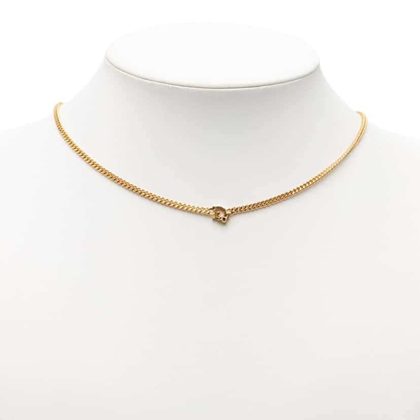 Dior Gold Plated Logo Pendant Necklace Gold Metal Very good condition - Box View