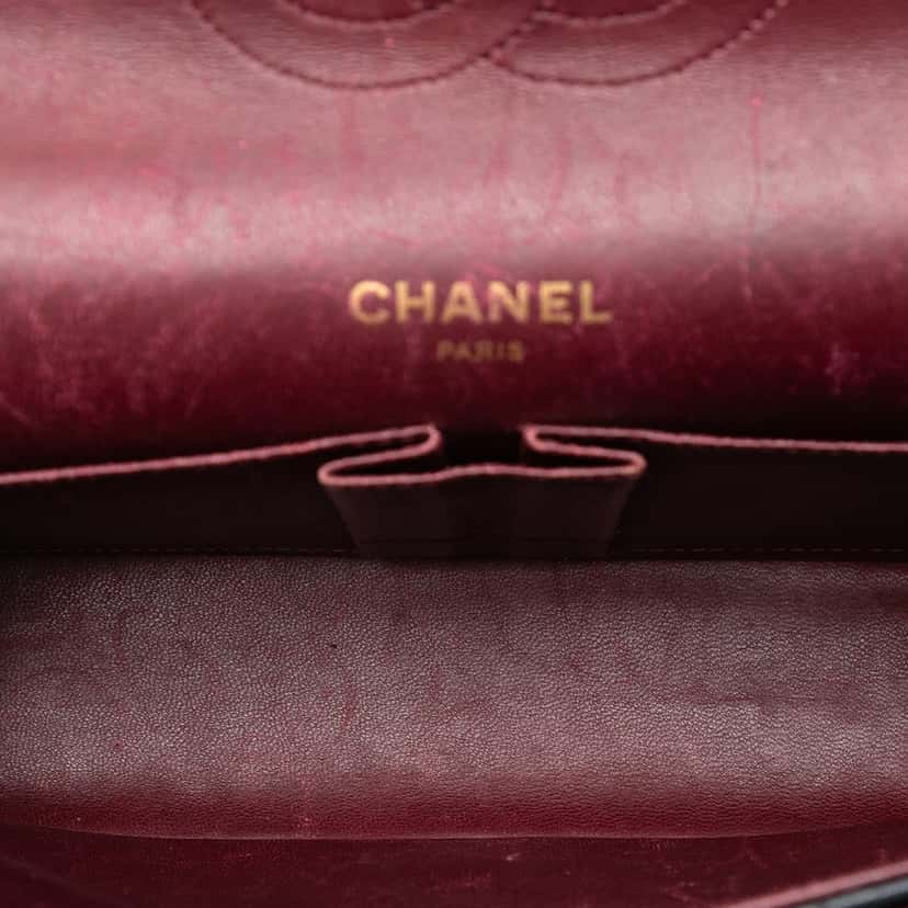 Chanel Medium CC Quilted Lambskin Bijoux Chain Double Flap Black Leather Very good condition - Model View