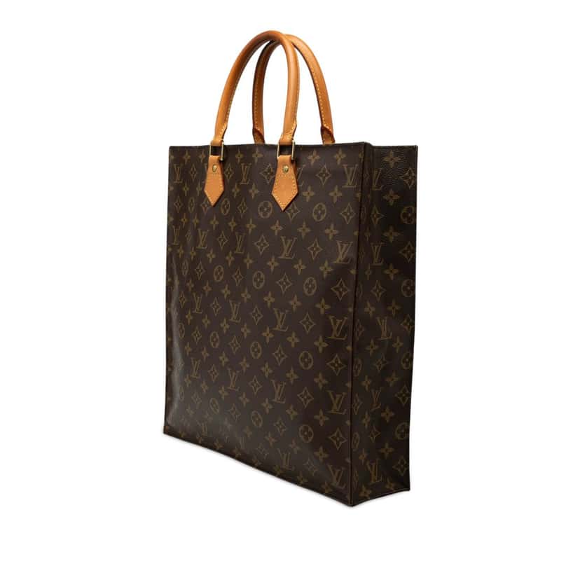 Louis Vuitton Monogram Sac Plat Brown Good condition - Back View