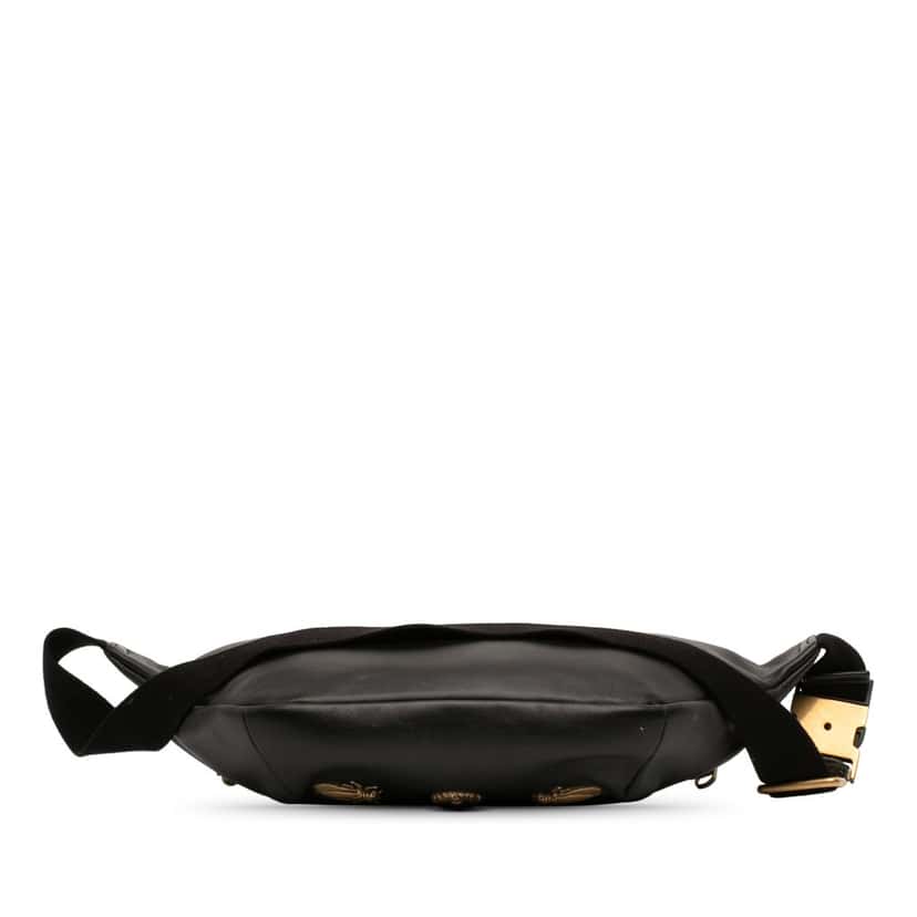 Gucci Leather Animalier Belt Bag Black Leather Very good condition - Inside View