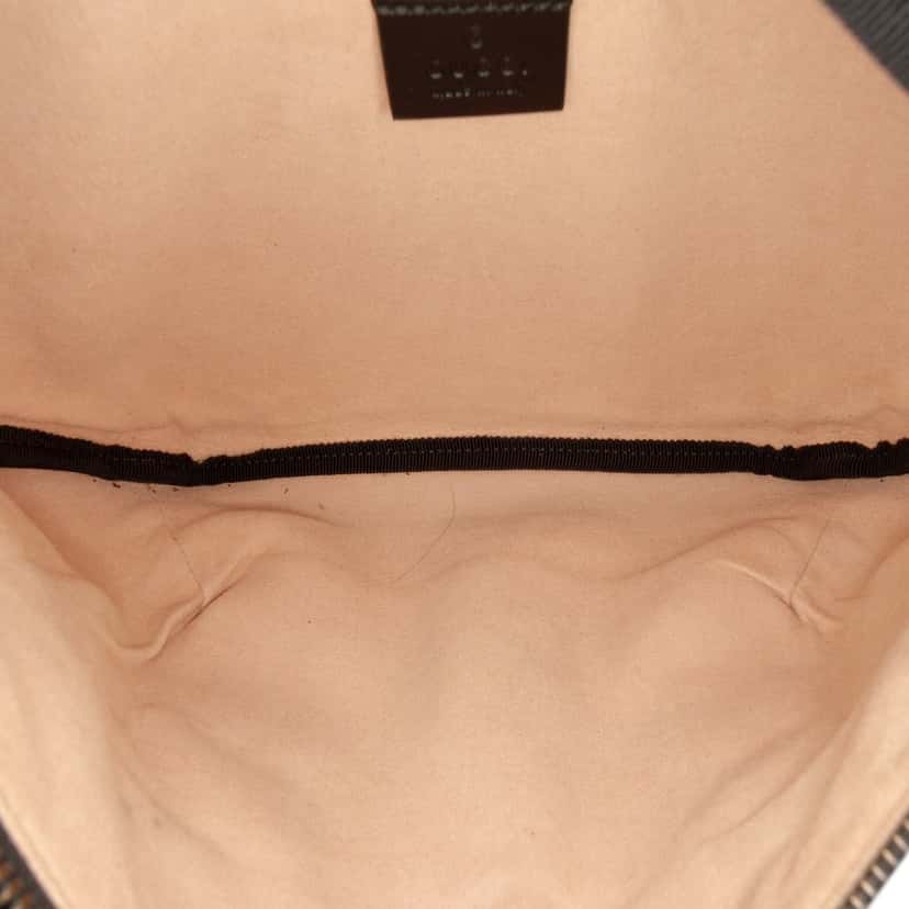 Gucci Leather Animalier Belt Bag Black Leather Very good condition - Model View