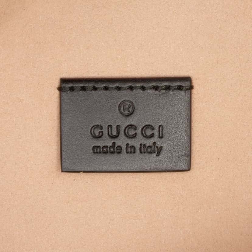 Gucci Leather Animalier Belt Bag Black Leather Very good condition - Box View