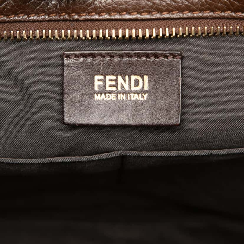 Fendi Zucca Canvas Grande Shopping Tote Brown Very good condition - Box View
