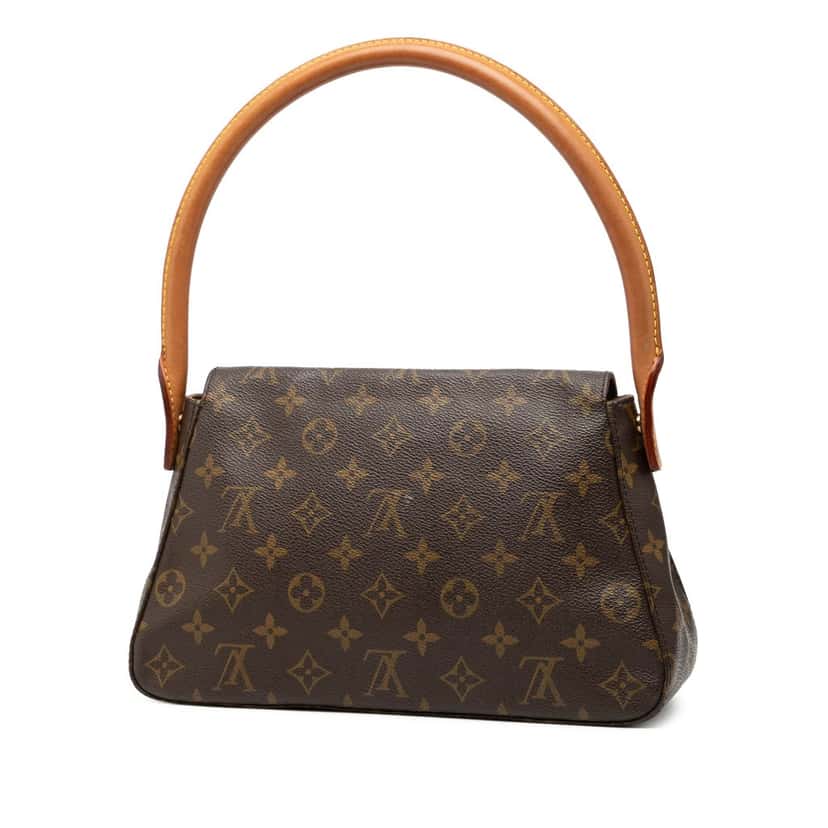 Louis Vuitton Monogram Mini Looping Brown Very good condition - Back View