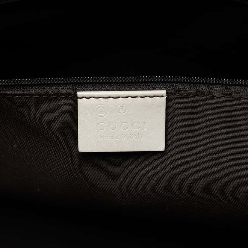 Gucci Guccissima Princy Tote White Leather Very good condition - Box View