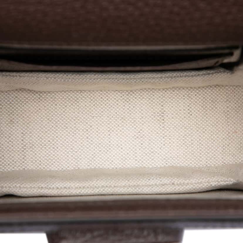 Gucci Mini Jumbo GG Canvas 1947 Bamboo Top Handle Bag Beige Very good condition - Model View