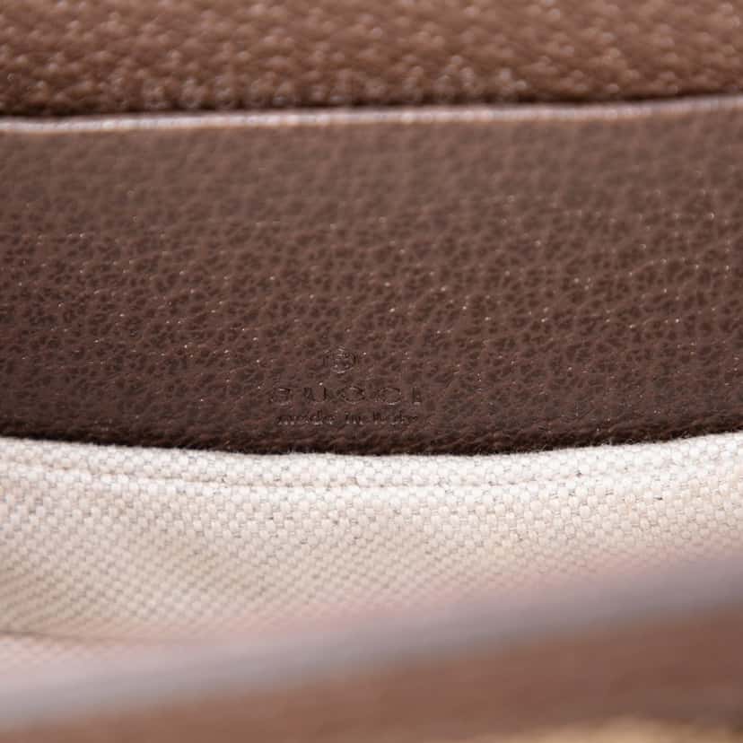Gucci Mini Jumbo GG Canvas 1947 Bamboo Top Handle Bag Beige Very good condition - Box View