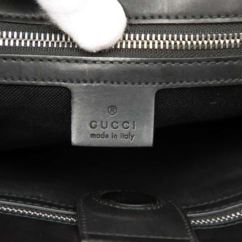 Gucci GG Supreme Tiger Convertible Soft Tote Black Very good condition - Box View