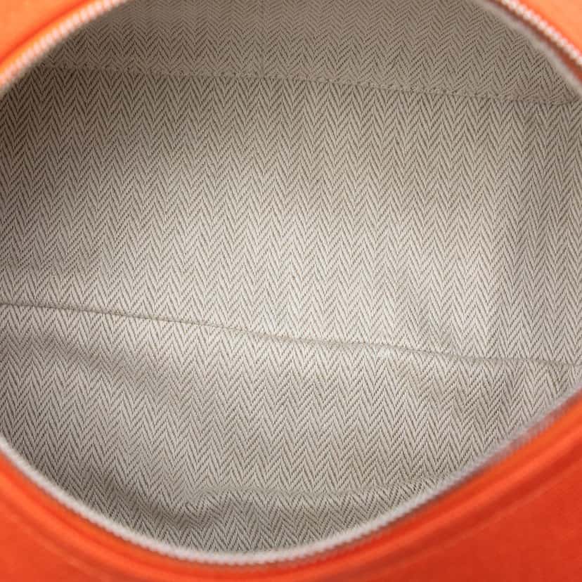 Hermès Small Toile Bride A Brac Case Orange Very good condition - Model View