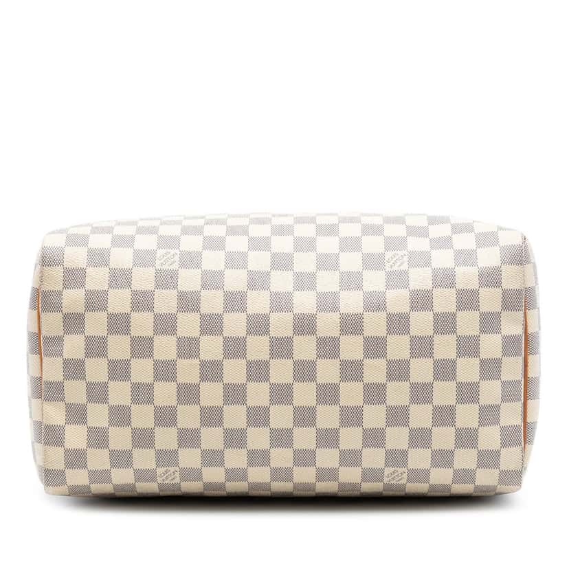 Louis Vuitton Damier Azur Speedy 35 White Very good condition - Inside View