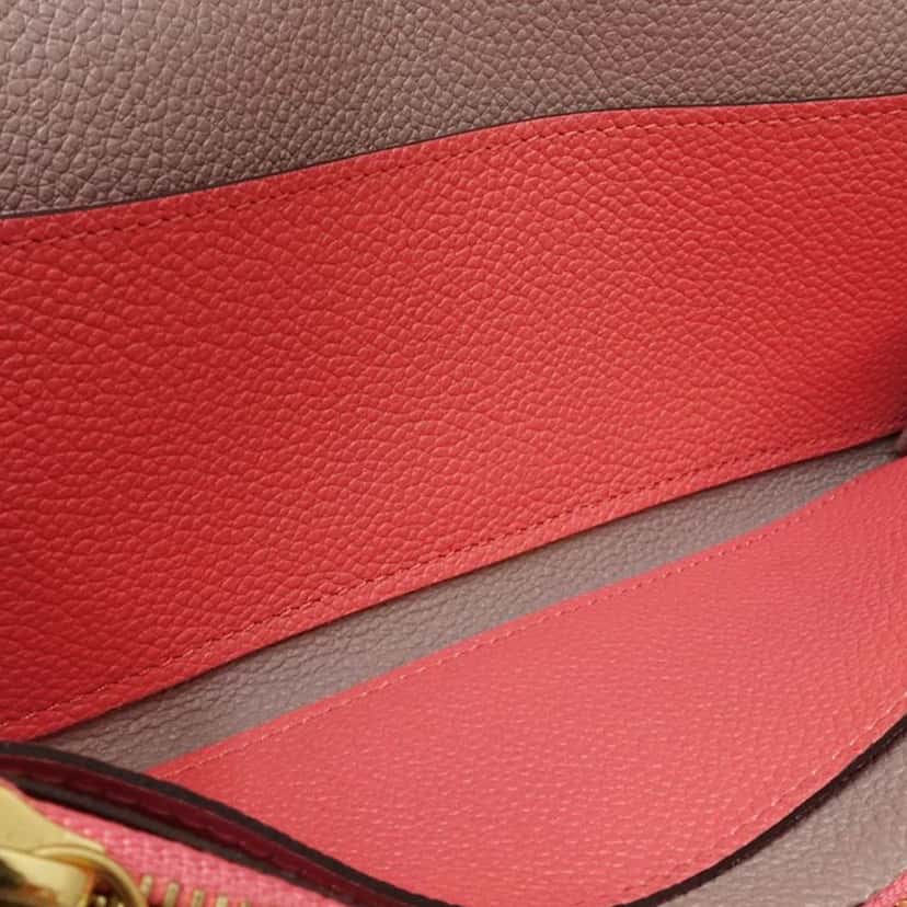 Louis Vuitton Monogram Empreinte Emilie Wallet Pink Leather Very good condition - Model View