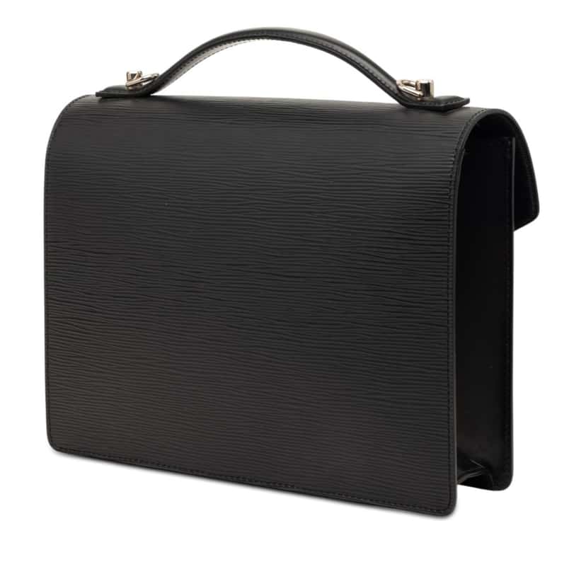 Louis Vuitton Epi Monceau 28 Black Leather Very good condition - Back View