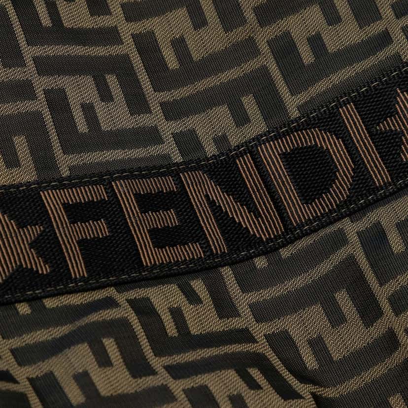 Fendi Zucca Canvas Roma 1925 Shopping Tote Brown Very good condition - Box View